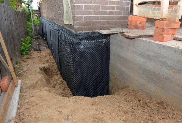 Happy homeowners after waterproofing job in Palatine